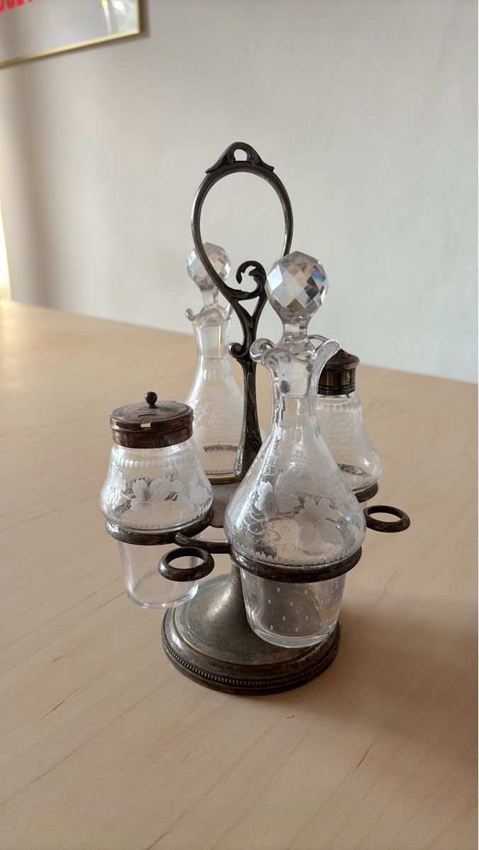 Tutte le decorazioni: Essig-Öl Set Vintage – Usato da Bern venduto da Lydiixa