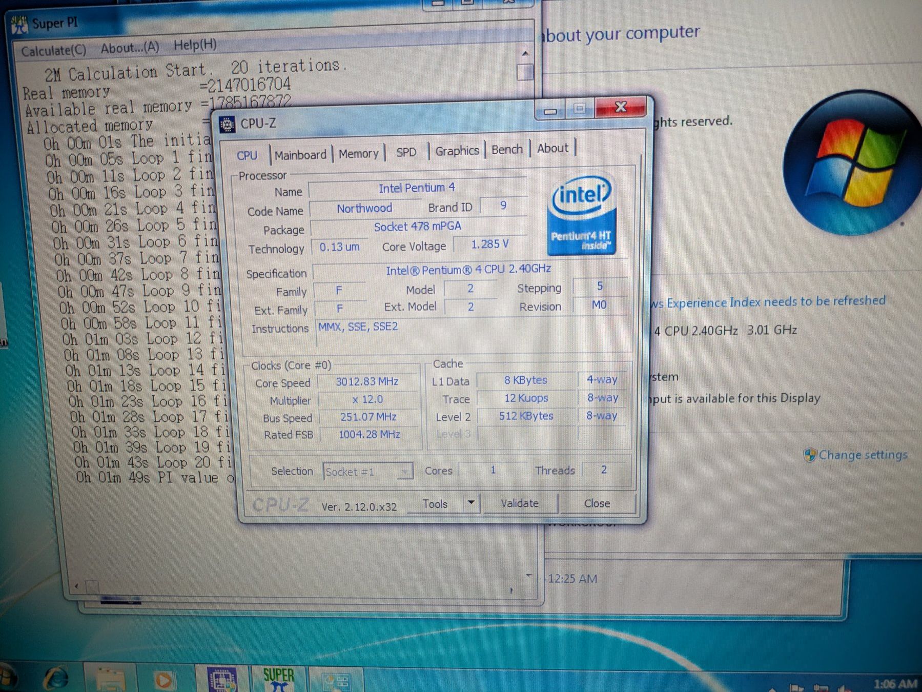 Intel Composants électroniques: 2x Intel Pentium 4 Northwood 2.4C Socket 478 – D'occasion à Châtelaine par Pttn 5