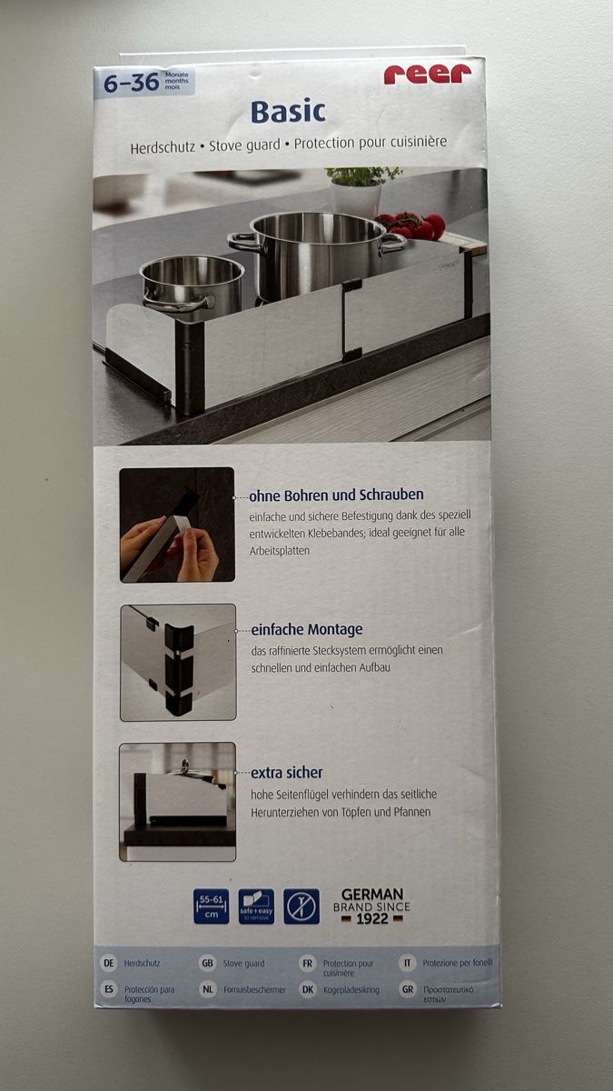 Reer Elettrodomestici da cucina: Herdschutz / Stove Guard NEU – Nuovo e nell'imballaggio originale da Zürich venduto da KrisZH