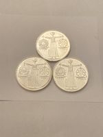 Silbermünzen Deutschland 3 x 10 Mark 925