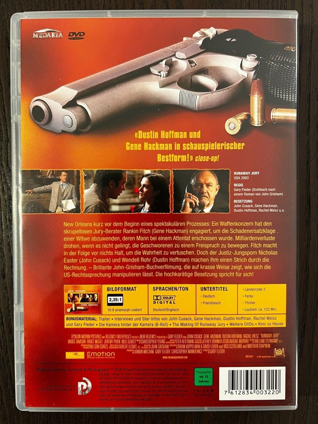 Alle DVDs: Runaway Jury – Gebraucht aus Zürich von FilmFreunde 1