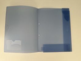5x Angebotsmappe blau - DIN A4