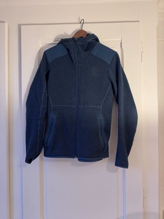 Scott Fleece Jacke mit Kapuze, Grösse L, Damen, Petrol-Blau