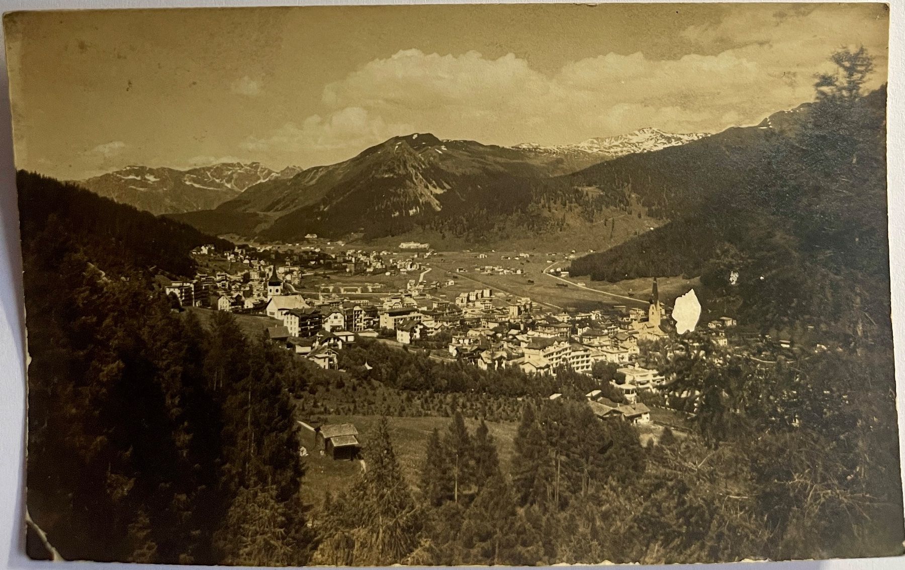 Ansichtskarten: DAVOS - 1925 – Gebraucht aus Lutry von Ediego