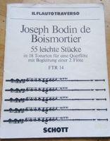 Josef Bodin Boismortier - 55 leichte Stücke (Schott FTR 14)