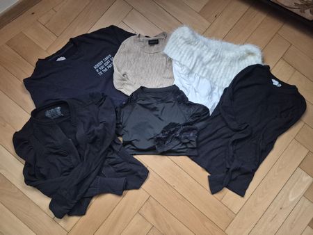 Damen Oberteile Set 5-teilig verschiedene Farben 