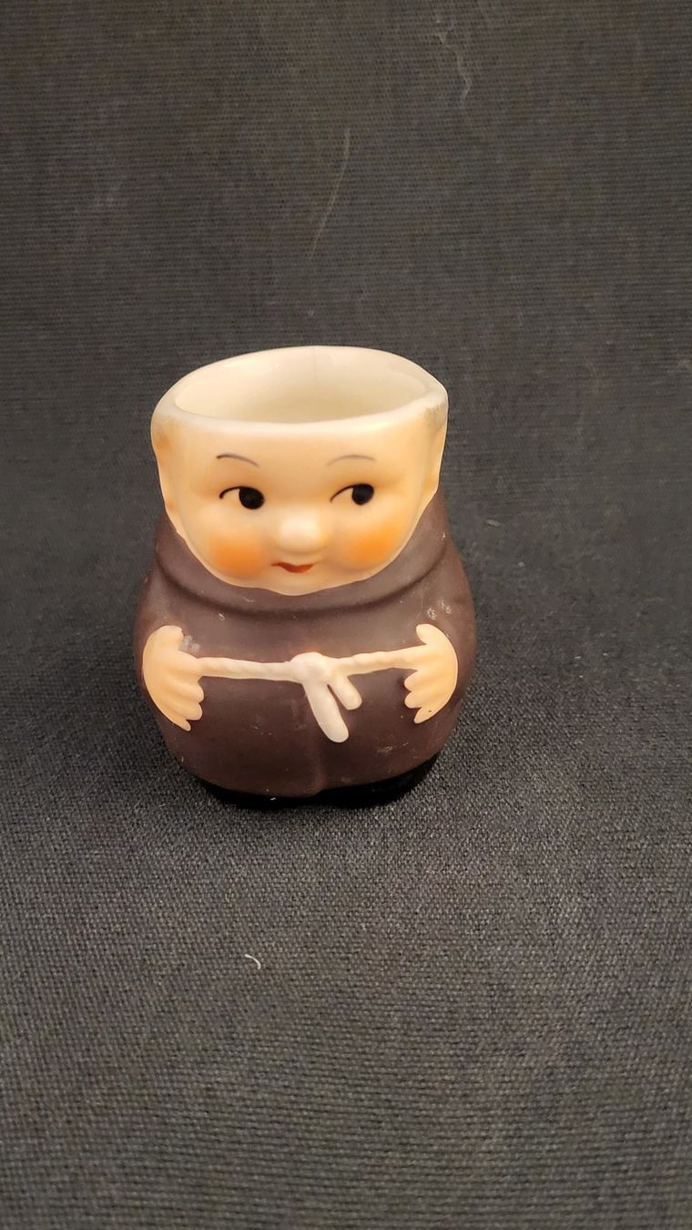 Hummel Figuren: FRIAR TUCK Zündholz-Behälter "Goebel" – Gebraucht aus Basel von spinne02 1