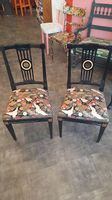 Paire de chaises japonisantes 
