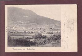 Panorama de VALLORBE - 1902 Oblitération linéaire
