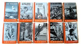 10 livres anciens La Joie de Connaître Bourrelier RARE!
