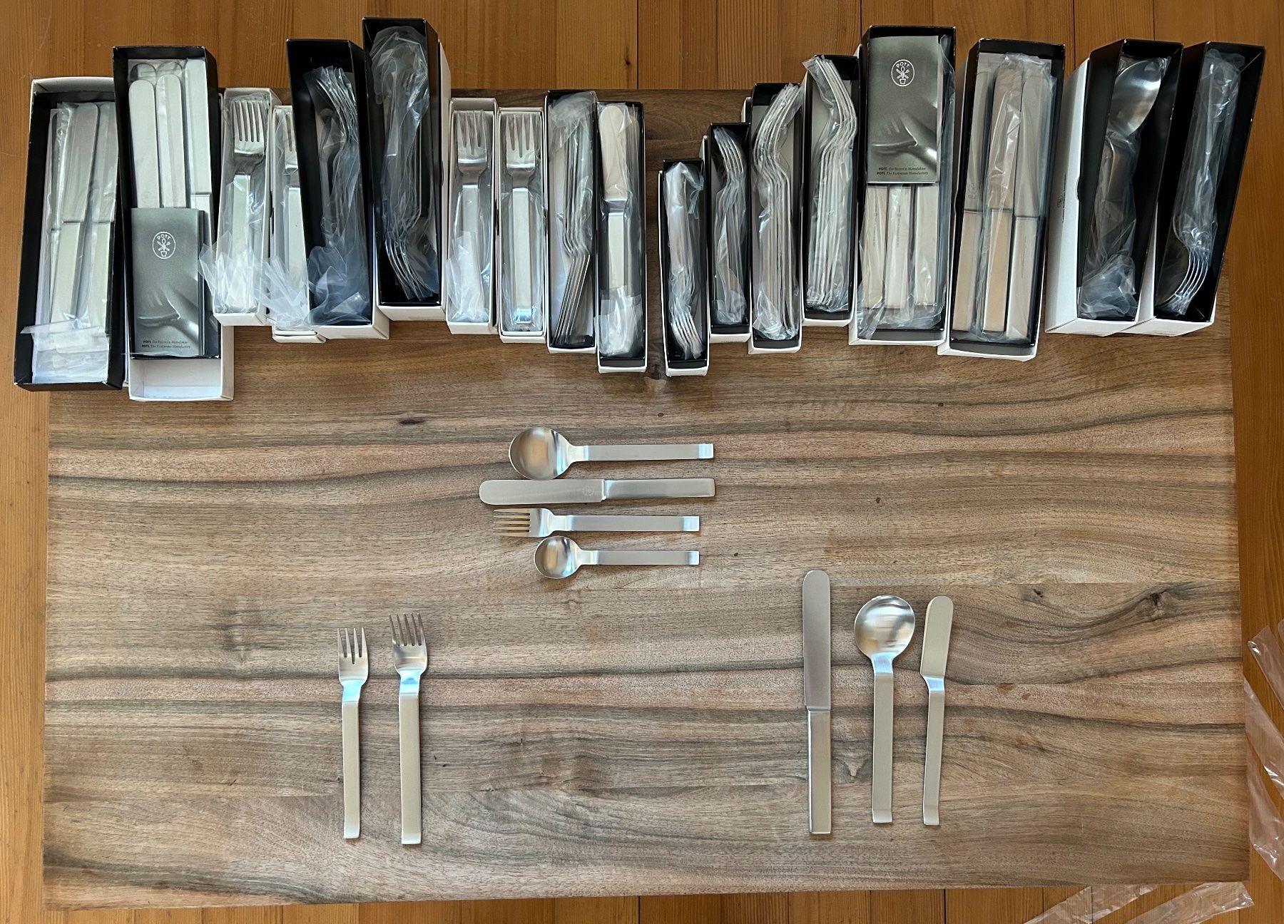 Pott Set di posate: Hugo Pott Besteck 2735 – Nuovo e nell'imballaggio originale da Aarau venduto da Tanichtis01 2