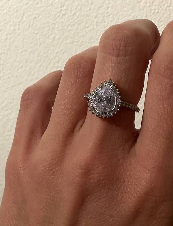Anelli: 925 Silberring mit Zirkon – Usato da Bellach venduto da RuJewelry 1
