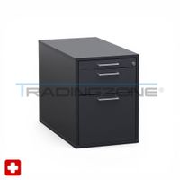 Standcontainer Ergodata V-Max Anthrazit mit Hängeregister