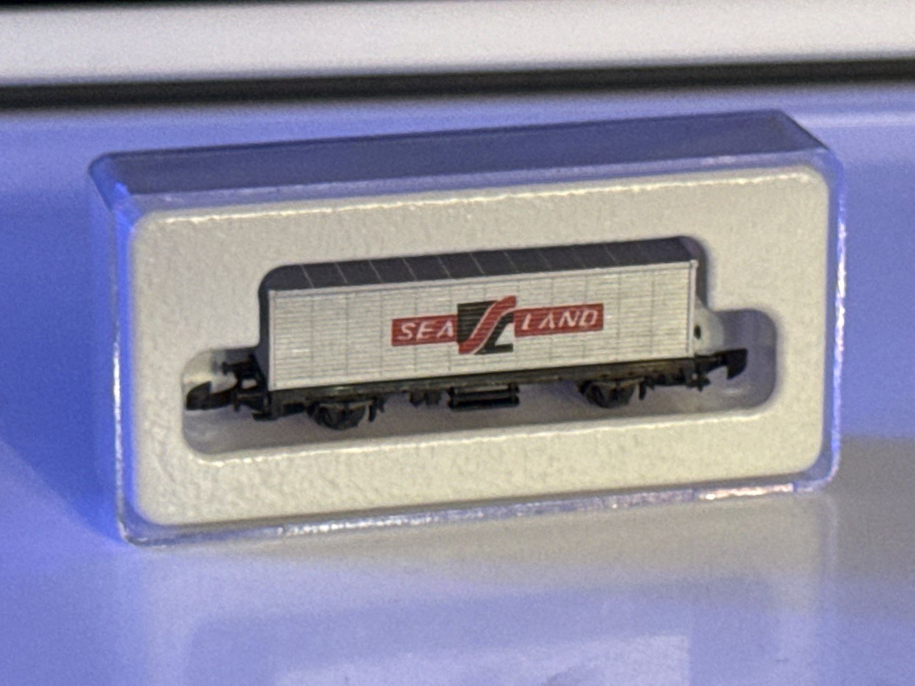 Märklin Modellini di ferrovie: Märklin Mini-Club 8610 Güterwagen "SEA-LAND" – Usato da Allschwil venduto da meeresperle 2