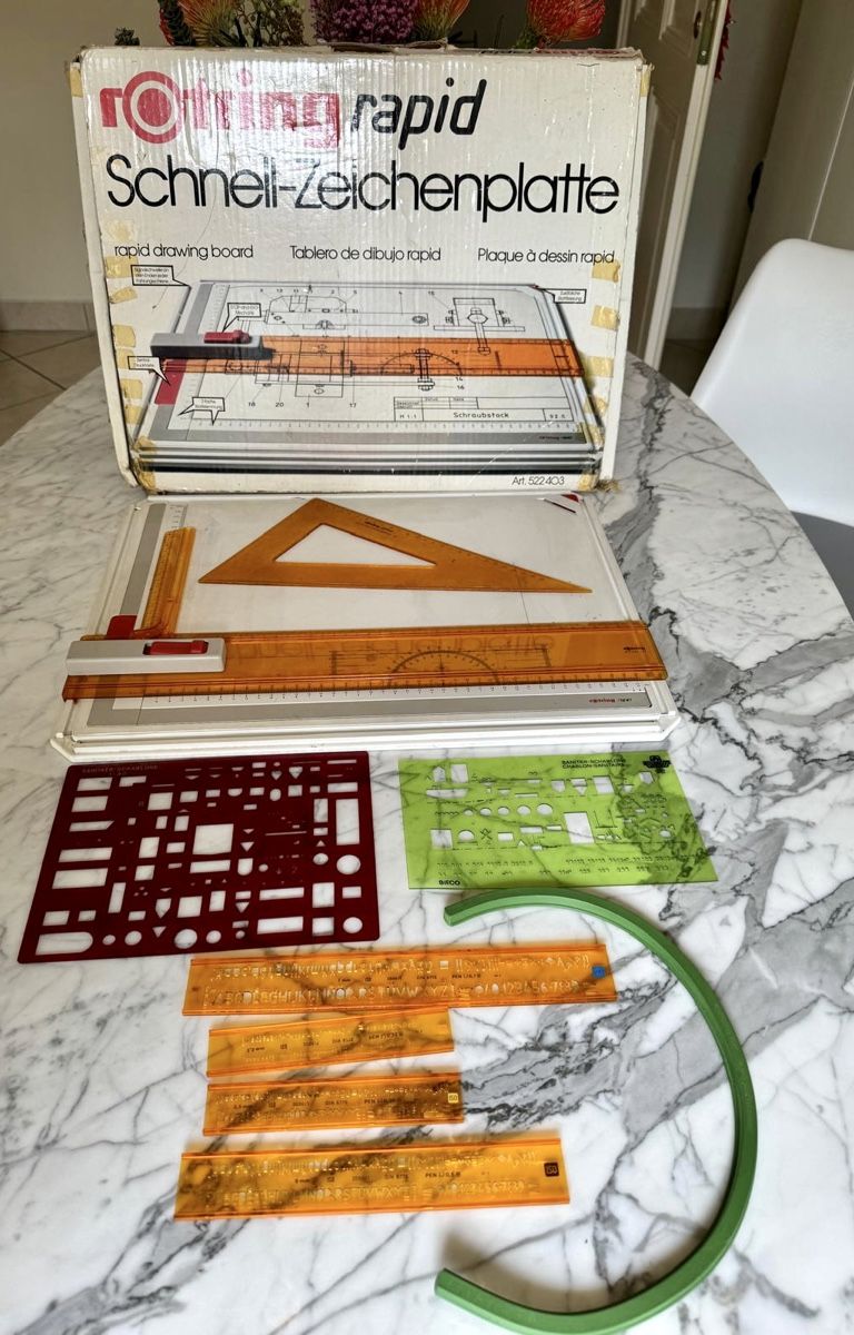 Cavalletti: Table à dessin ROTRING Rapid vintage – Usato da Genève venduto da Oscar-111