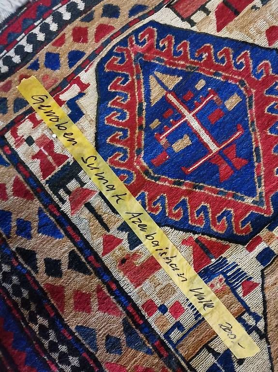 Tapis: Sumak Teppich, Sumak Aserbaidschan, Orientteppich, Gewoben – D'occasion à Wiedlisbach par materialkreislauf 3
