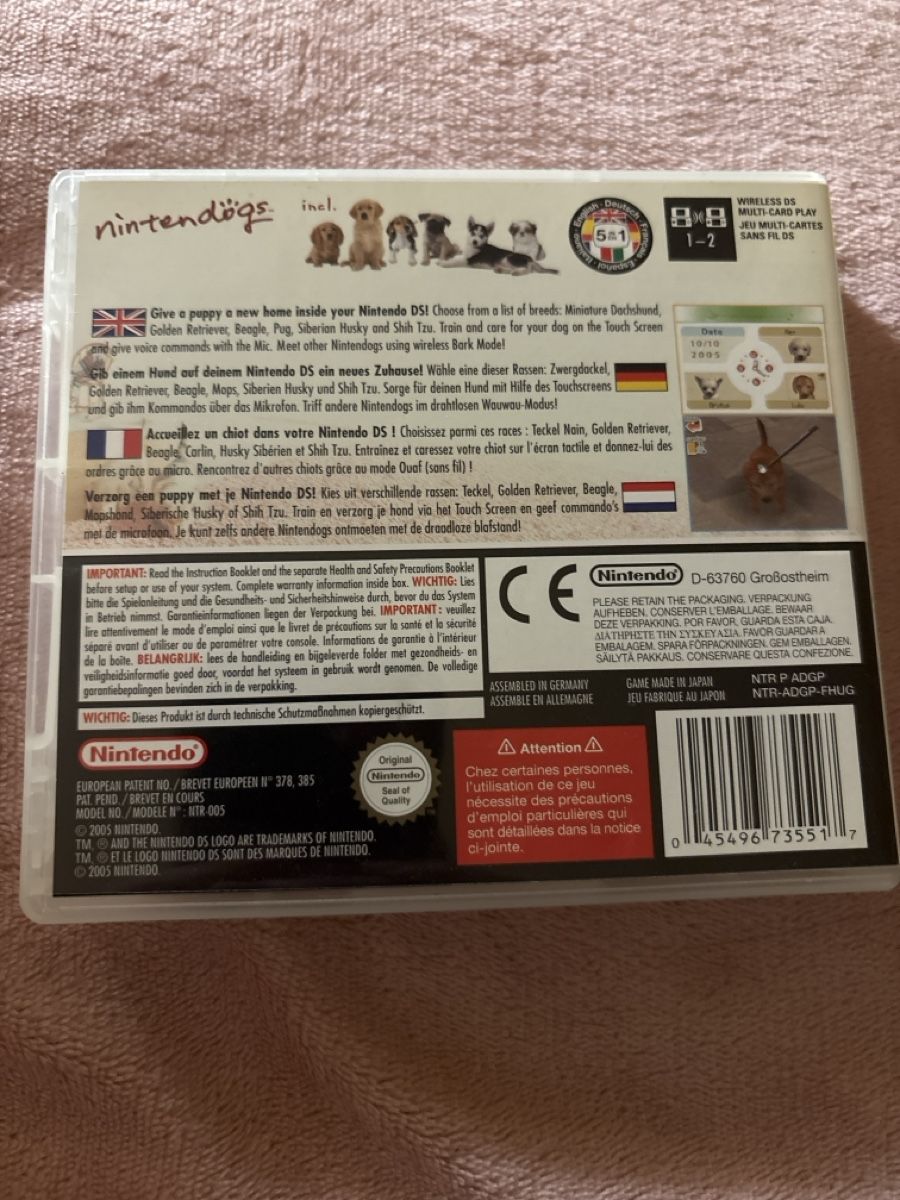 Nintendo Giochi: Nintendogs DS - Edition "Teckel & ses amis" - Complet! (56) – Nuovo (secondo la descrizione) da Lausanne venduto da sio_7ckb 1