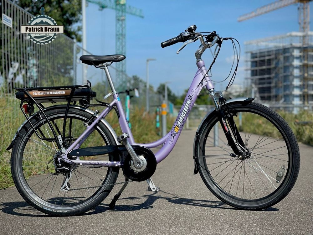 Damen E-Bike E.RACER/ Citybike 26 Zoll 27 km/h Shimano Stark (Gebraucht) in  Basel fr CHF 420  nur Abholung auf Ricardo kaufen