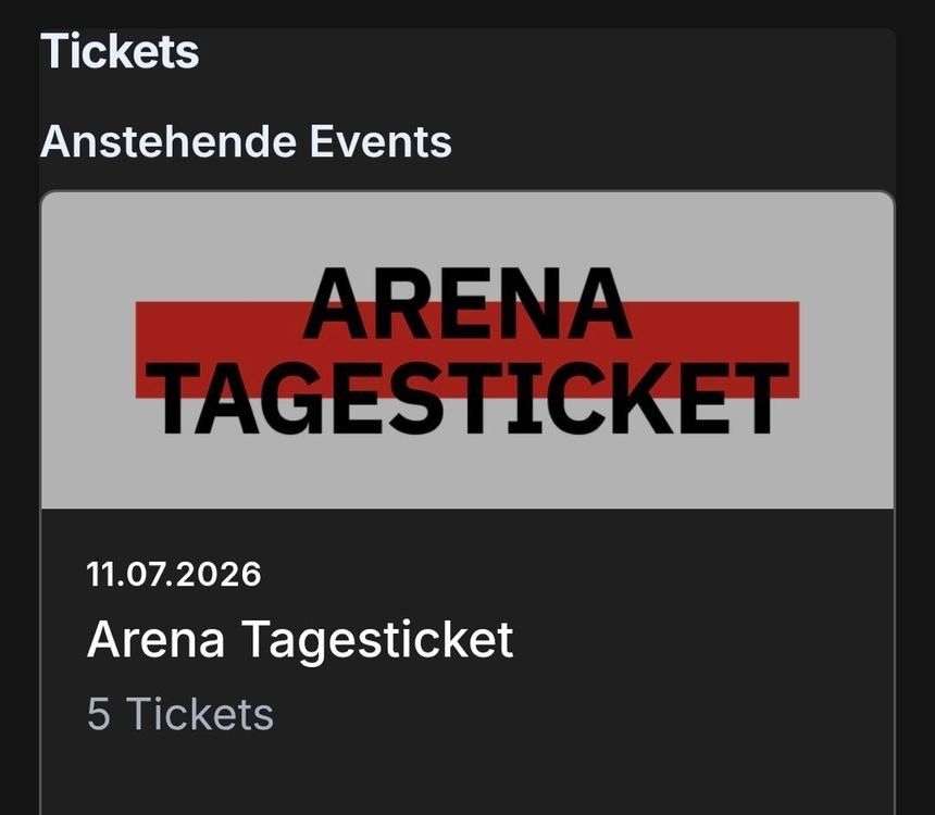 Biglietti: Tickets WintiArena Schweiz : Argentinien – Nuovo (secondo la descrizione) da Balterswil venduto da Michel_Keller 2