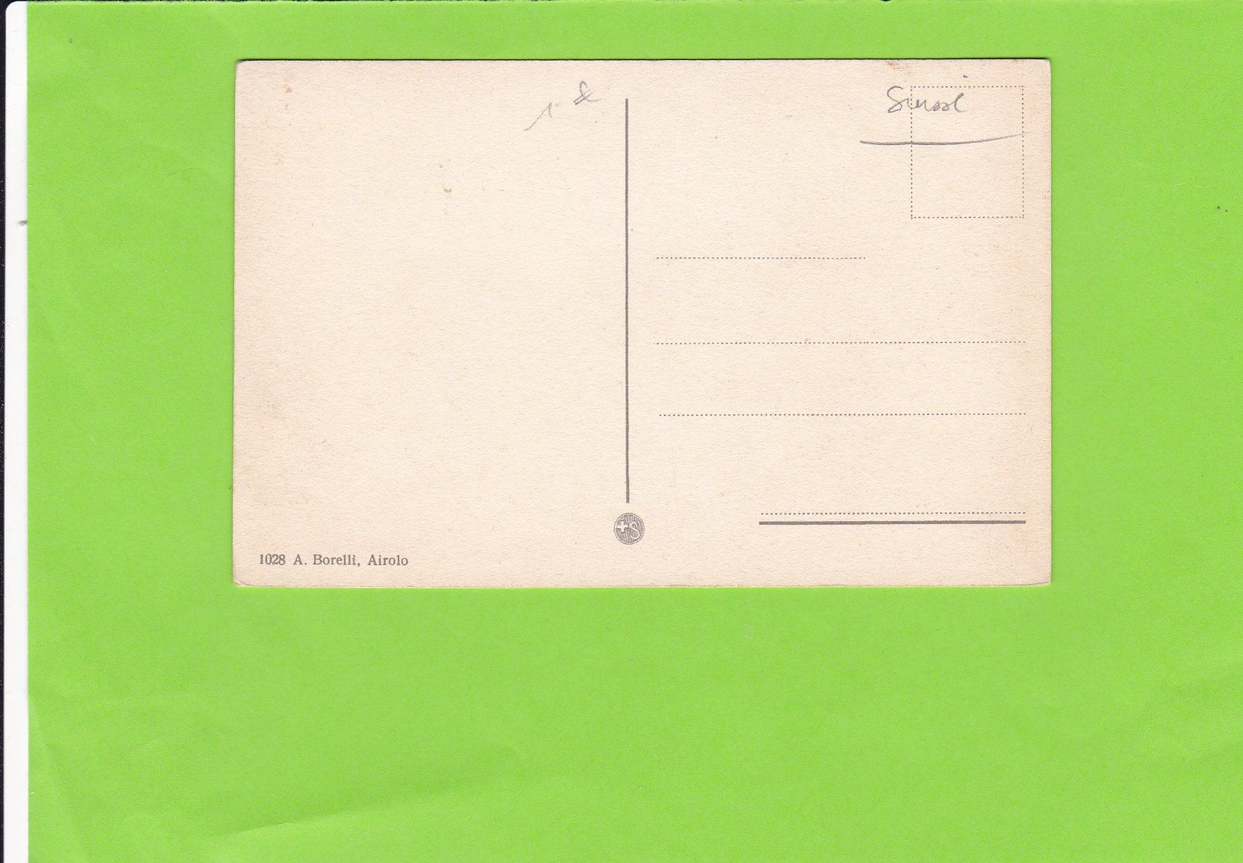 Cartoline postali: Hotel Piora Lago Ritom – Usato da St. Peterzell venduto da neckertal 1