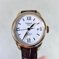 Tissot Le Locle Automatic Damenarmbanduhr – Gold/Leder