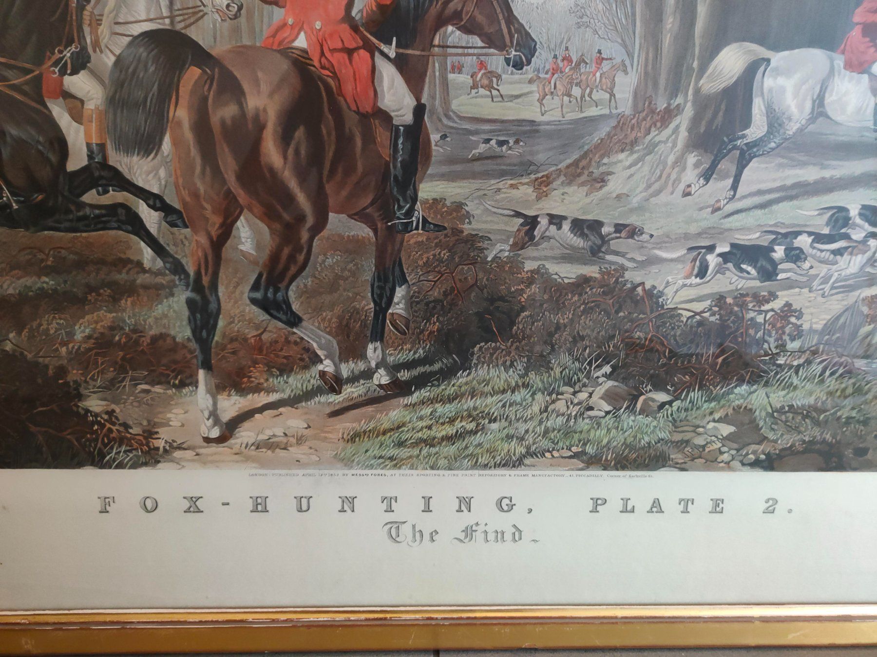 Stiche: Englischer Pferde Stich Fox Hunting J. Harris – Gebraucht aus Windisch von stiiine 3