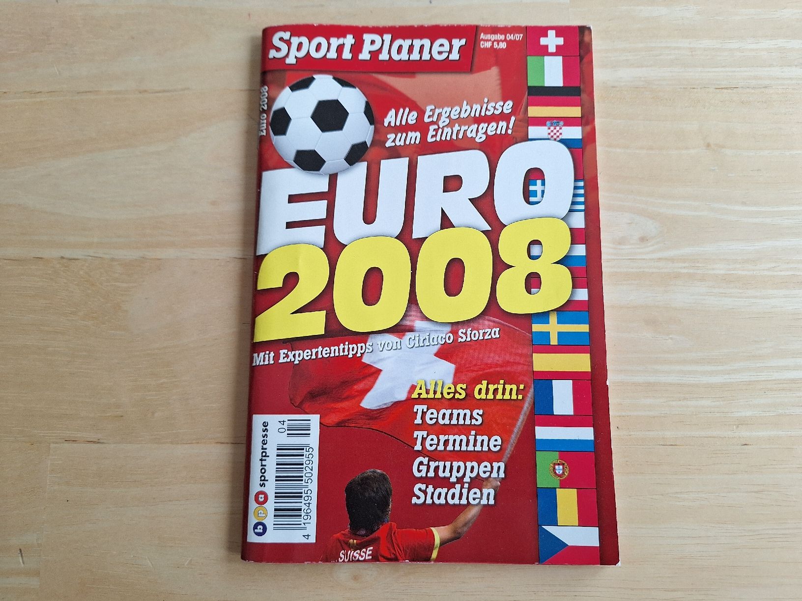 Libri: Sport Planer EURO 2008 – Usato da Gossau ZH venduto da SwissJapan