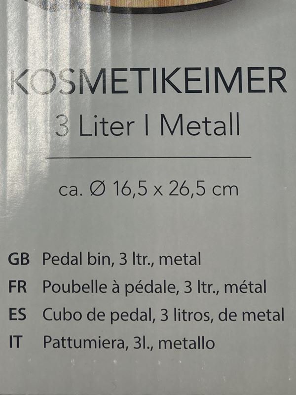 Poubelles: ZELLER PRESENT | Kosmetikeimer | Holzoptik | 3l – Neuf (Voir description) à Wittenbach par Restwert_St-Gallen 8