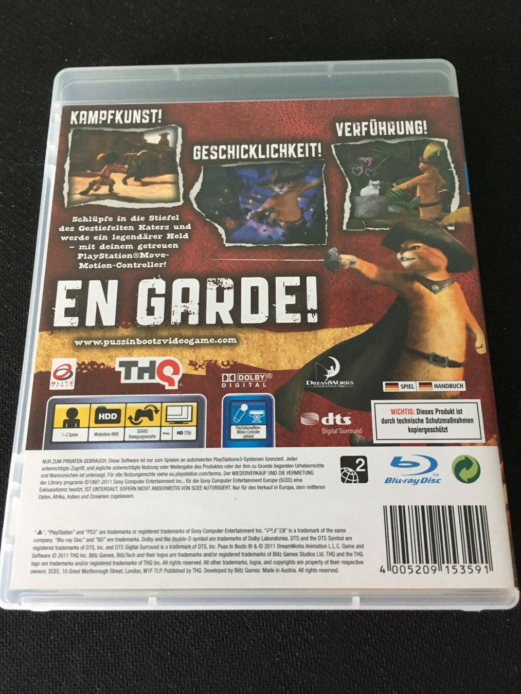 Sony Giochi: Der Gestiefelte Kater für PS3 – Usato da St.Gallen venduto da sjosjo 1