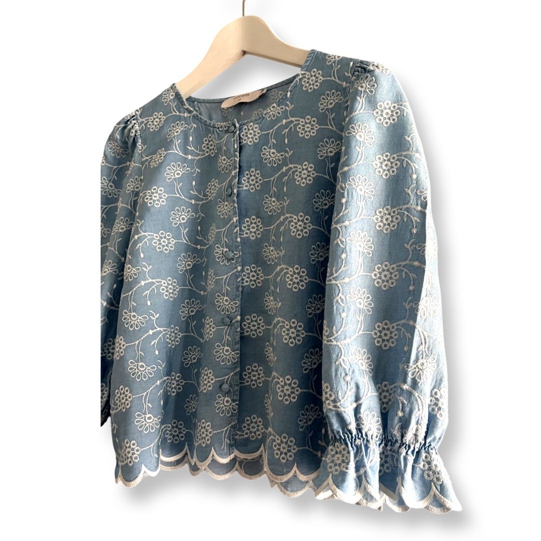 Cream Camicette: CREAM süsse Bluse mit Stickerei – Usato da Jona venduto da vanessasupermarket20 4