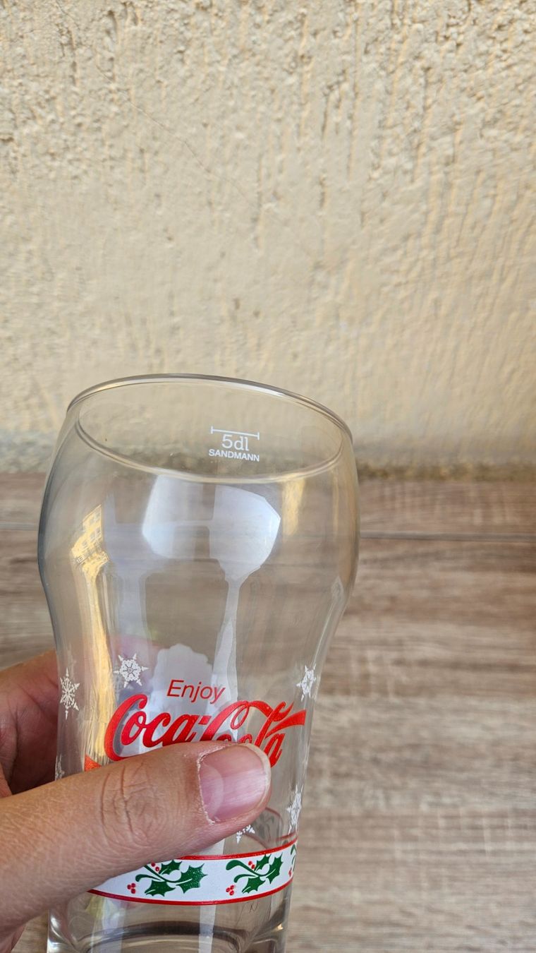 Coca-Cola Gläser: Bicchiere natalizio Coca Cola 0.5L – Gebraucht aus Melano von H-Sara 2