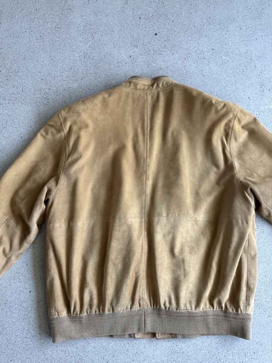 Bugatti Giacche: Lederblouson Bugatti, Ziegenvelour, Gr. 54-56 – Usato da Richterswil venduto da Solemare47Nicole 1