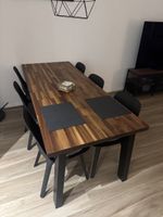 IKEA GUNNEBY Esstisch – Nussbaumfurnier – 200 × 80 cm