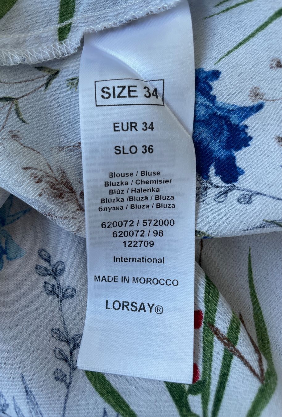 Orsay Top: Sommertop mit Blumenmuster (off-shoulder) – Usato da Grenchen venduto da M_ina 7