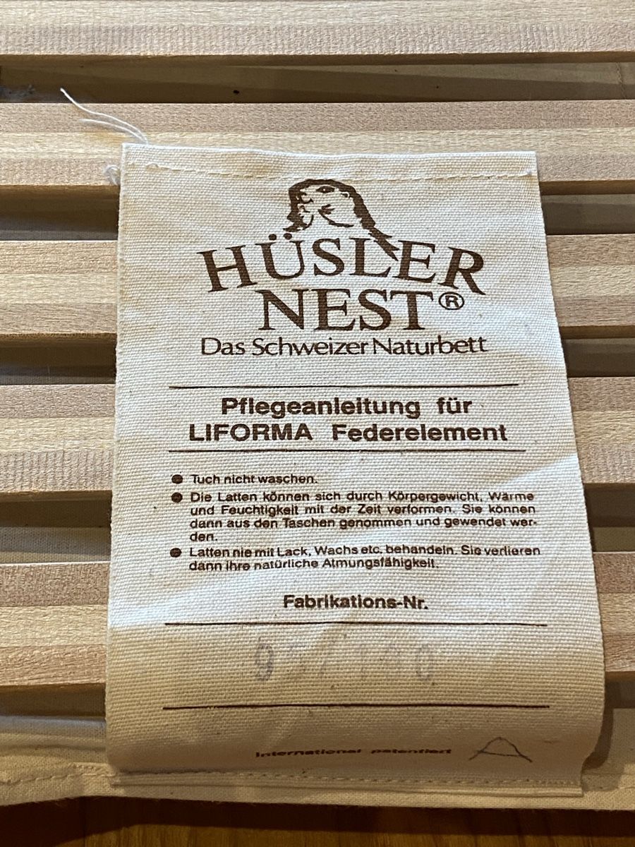 Hüsler Nest Lattenroste: Hüsler Nest Lattenrost – Gebraucht aus Ettiswil von aa73 1
