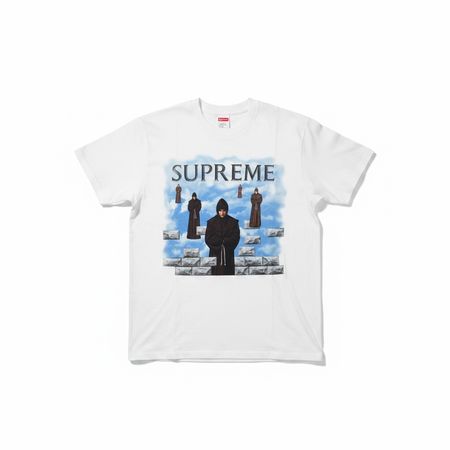 T-Shirt Graphic Tee Supreme Monks White Blanc - L #18