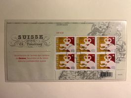 Drei Zierbogen 2015 mit ET-Stempel