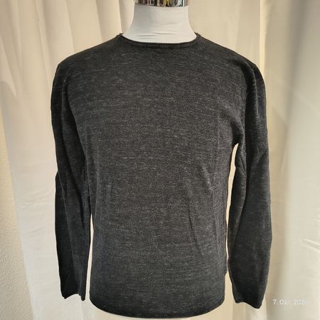 Herren Langarmshirt FSBN Slim Fit schwarz Grösse L
