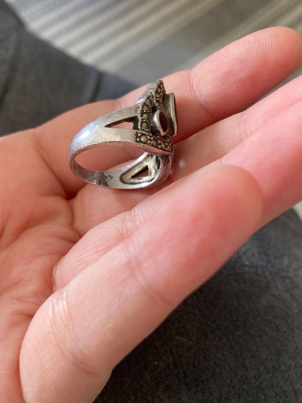 Anelli: Bague en argent taille 55 – Usato da Montreux venduto da Perledor 5