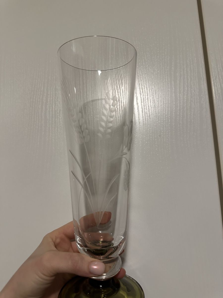 Bicchieri: Exquisites Glas mit Ährenmuster, 800 ml - Herbstdeko! – Nuovo (secondo la descrizione) da Zürich venduto da mhm_6rhw 1
