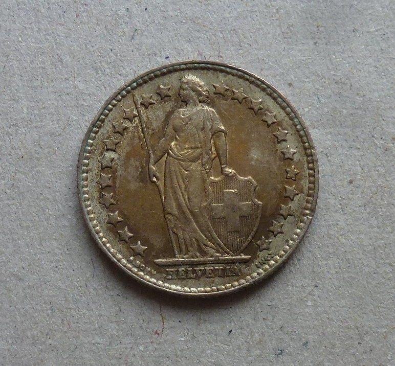 Tutti le monete: ++ 1/2 Franken 1901, gute Erhaltung – Usato da Walkringen venduto da Casablanca777 1