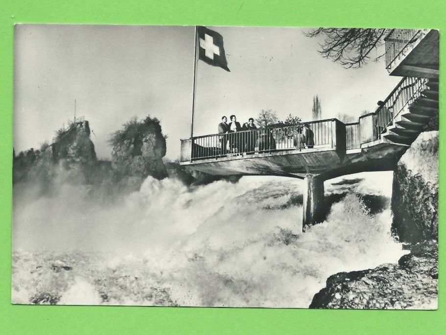 Ansichtskarten: Rheinfall mit Känzeli – Gebraucht aus Zürich von t24_de