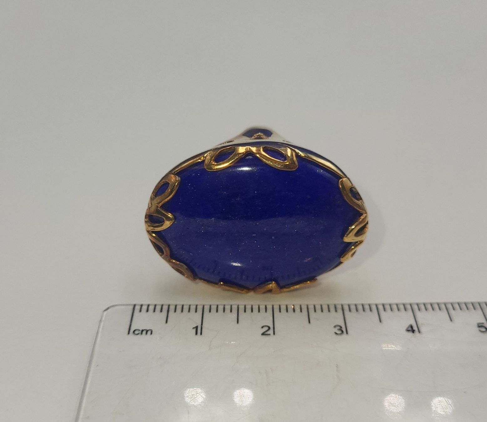Ringe: 375 Massiv Gold Ring Mit Lapislazuli – Gebraucht aus Wald ZH von Aniade 2