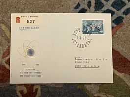 CH FDC  Einschreiben 1965