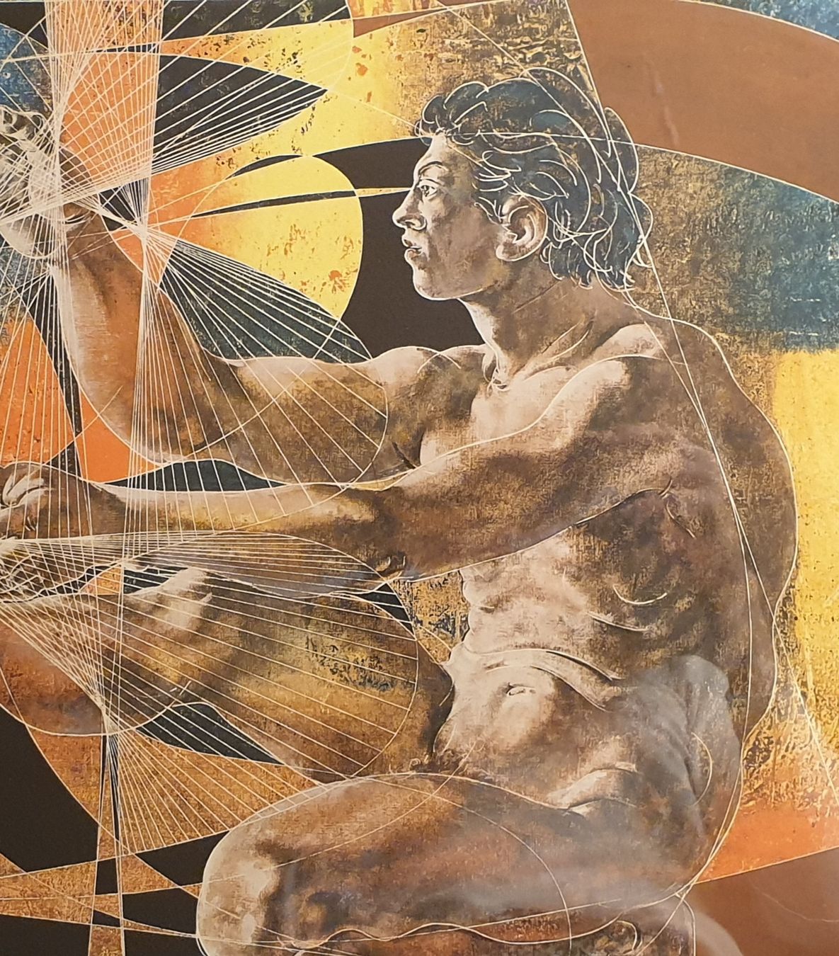 Foto & Immagini: Kunstdruck von Hans Erni cybernetricd 1971 – Usato da Zürich venduto da bre_22v9 1