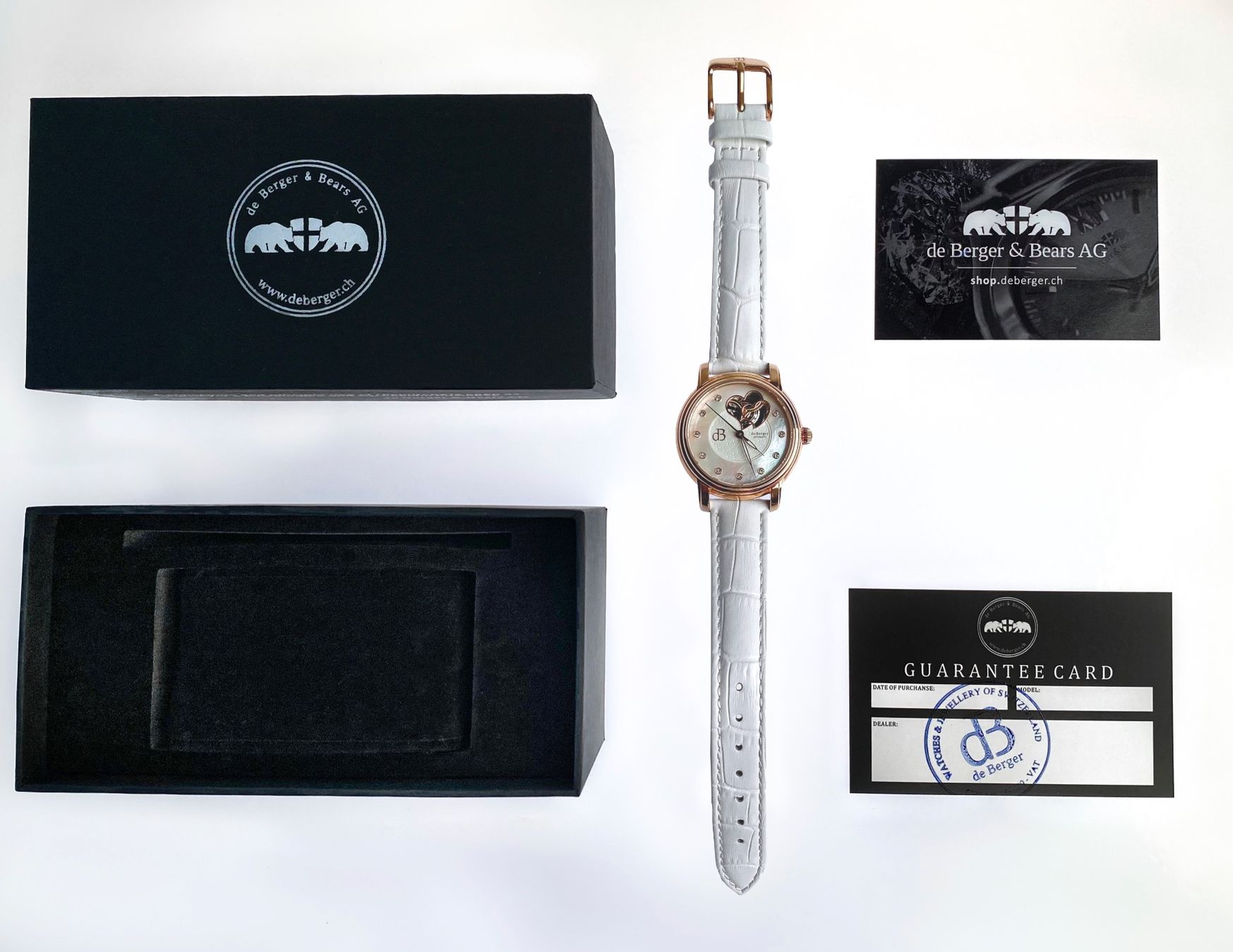 Orologi: de Berger "Love Edition" I Damen Automatikuhr I NEU – Nuovo e nell'imballaggio originale da Holzhäusern ZG venduto da MitgliedSeit2011 1