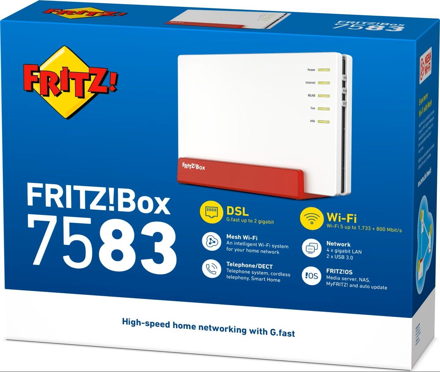 Avm Modem & Router: FRITZ! Box 7583 – Nuovo e nell'imballaggio originale da Kaltbrunn venduto da inf_bf5j