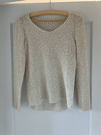 Strickpullover ecru Gr. XS