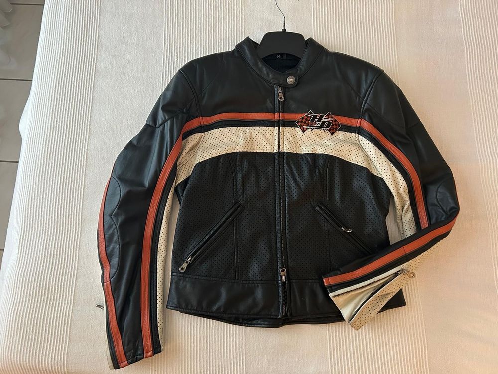 Leder Jacke Harley Davidson, Damen 1
