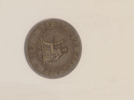 Pièce 10 Centimes Indochine Française 1889 10 Gr